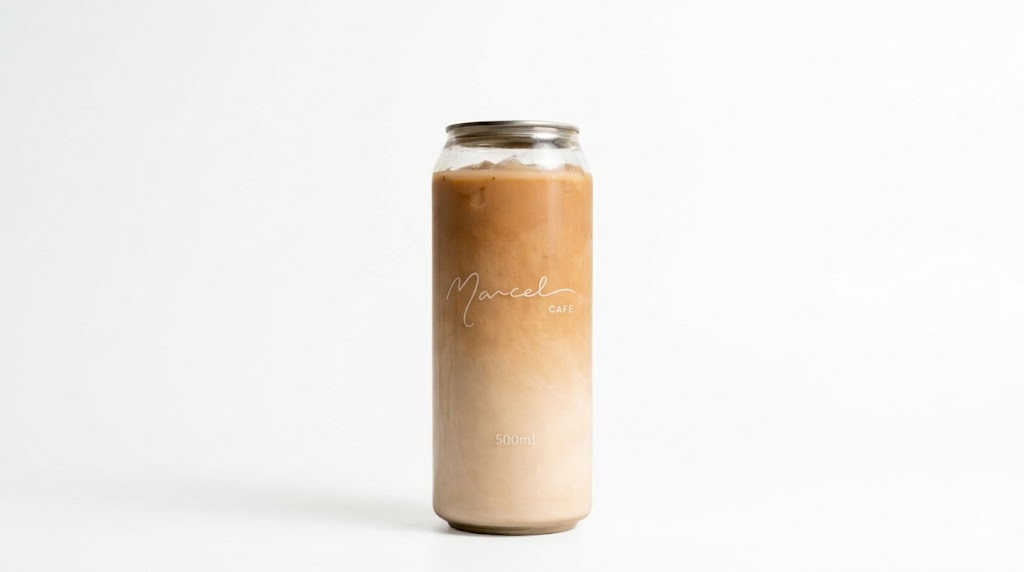 Ice latte macchiato Marcel Coffee