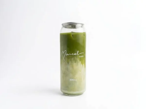 Ice vanilla matcha latte Marcel Coffee
